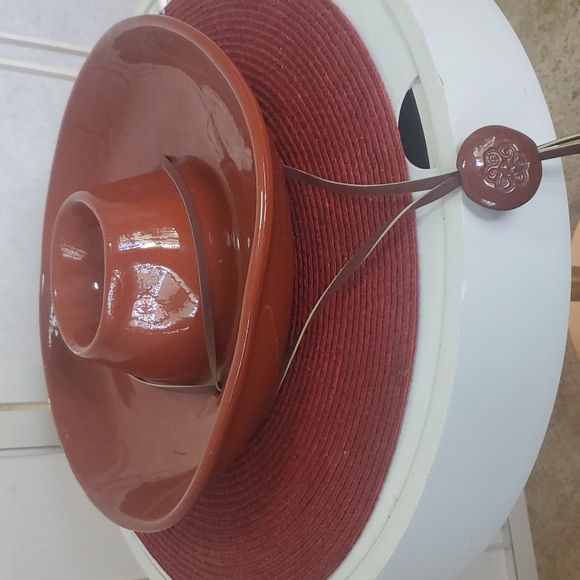 Wieland Ware Kitchen Vintage Wieland Ware Terracotta Chips Dip Tray